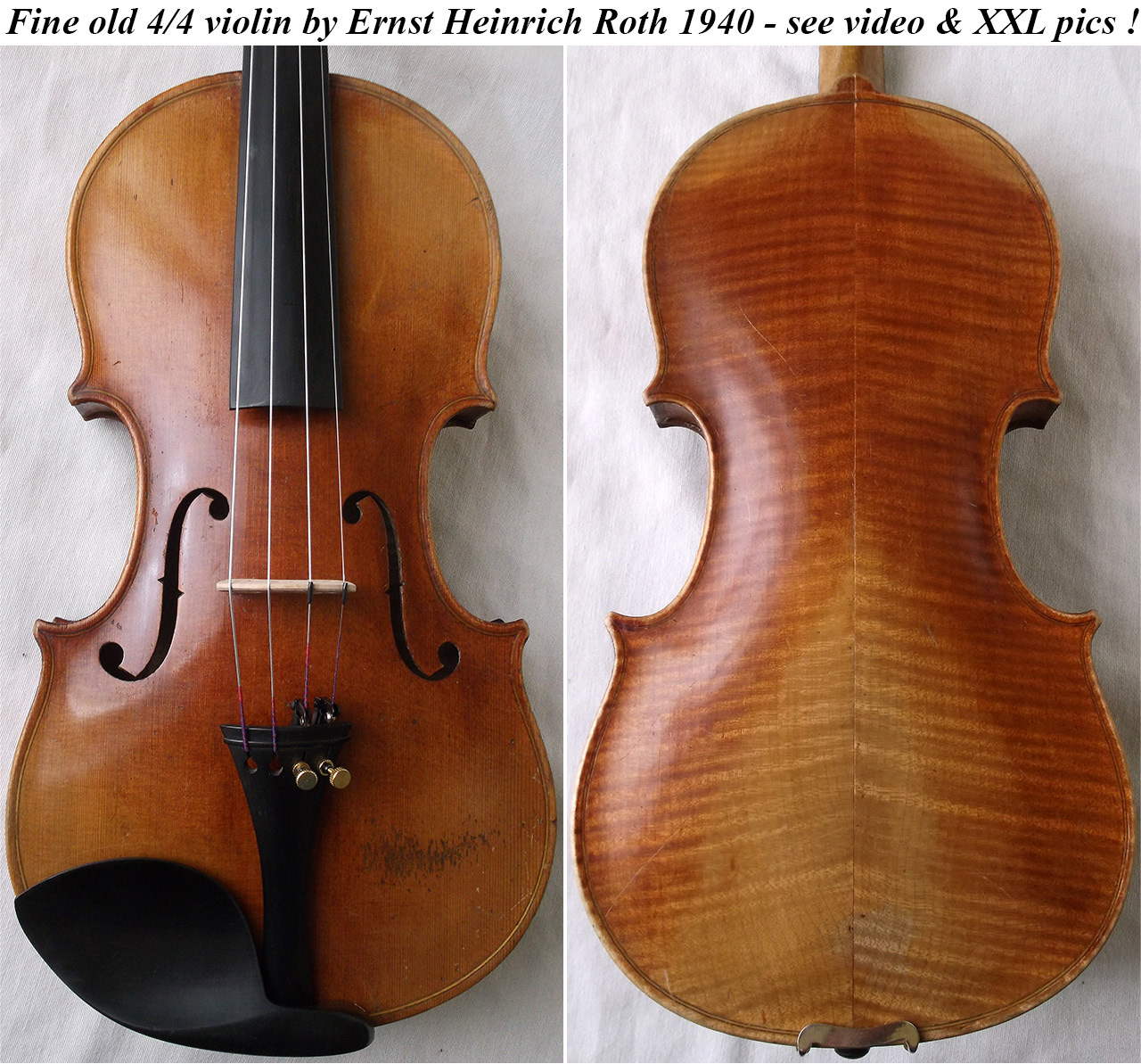 ernst heinrich roth violin