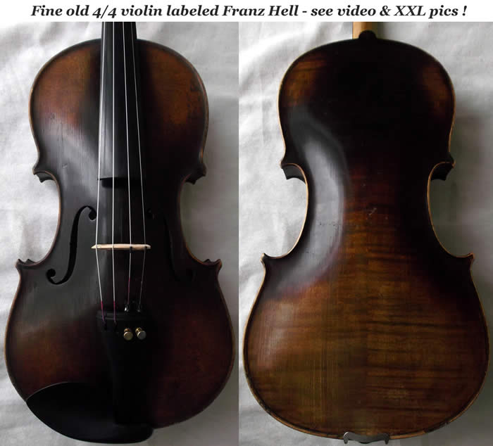 franz hell violin