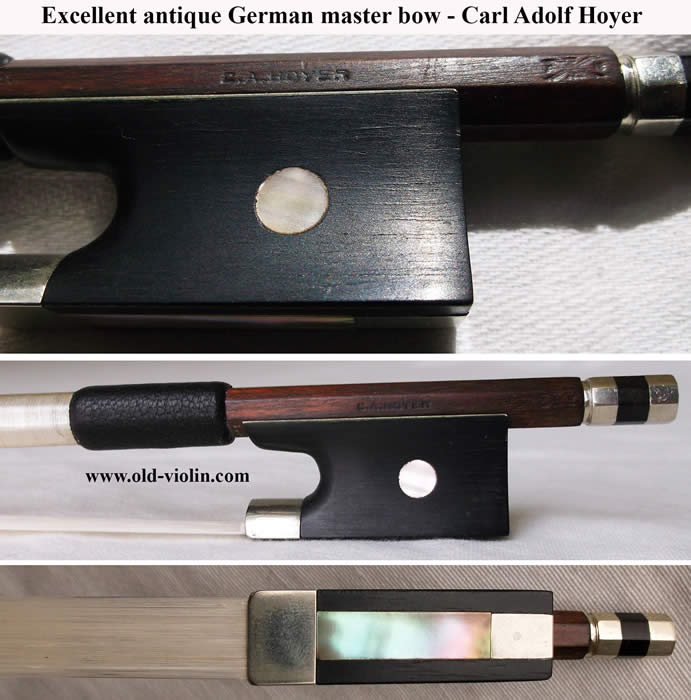 carl adolf hoyer violin bow